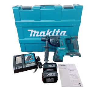 ★動作品★makita マキタ 26mm 充電式ハンマドリル HR263D バッテリー　充電器付　 電動工具