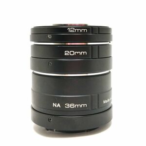 希少 KENKO ケンコー NAマウント AUTOEXTENSION TUBE 12mm 36mm 20mm 接写リング エクステンション