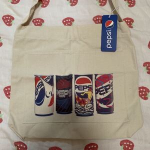 PEPSI ペプシ　ドリンク　プリント　ショルダーバッグ