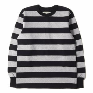 WEST RIDE ウエストライド Tシャツ サイズ:38(M) スーパーヘビーウェイト ボーダー ロングスリーブTシャツ HEAVY BORDER LONG SLEEVE TEE