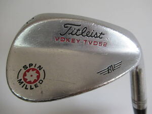 ★Titleist タイトリスト VOKEY TV D52 ウエッジ SW 52° 純正スチールシャフト J777　★レア★激安★中古★　★