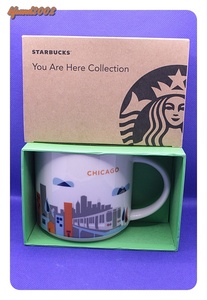 STARBUCKS　COFFEE　スターバックス　スタバ　陶器製　マグカップ　シカゴ　You Are Here Collection　CHICAGO