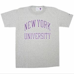 【新品sizeL】Champion チャンピオン T1011 Ｔシャツ ニューヨーク大学 MADE IN USA US T-SHIRT NEW YORK UNIVERSITY C5-T301-070 米国製