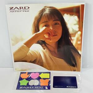 ◆ZARD ARTIST FILE /ZARD BEST The Single Collection 付箋＆カード 3点セット◆106