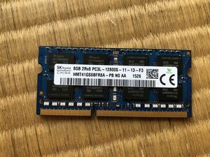 8GB 2Rx8 PC3L-1280S動作確認済み