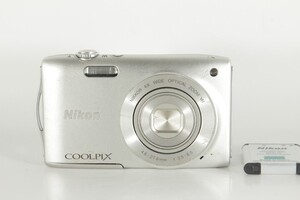 ★並品★ NIKON ニコン COOLPIX S3300 シルバー ★動作OK★ #15641