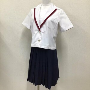 O149/(中古) 兵庫県 太子東中学校 セーラー服 上下セット /S程度/W63/セーラー/夏スカート/夏服/中学校/高校/女子学生/制服/学生服