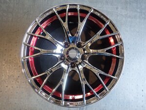 HI9623【送料無料18インチ】1本 Weds ウェッズ Weds SPORT ウェッズスポーツ SA-20R 中古アルミホイール ●18×8.5J 114.3/5H ET50●