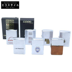 1円 まとめ ZIPPO ジッポ WICHITA POLICE・USN・ロゴ他 計7点 ライター シルバー メンズ レディース