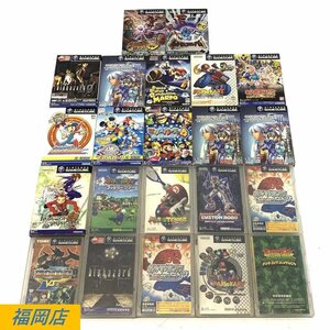 【まとめ売り/22点】NINTENDO 任天堂 ゲームキューブ ソフト マリオカート / バイオハザード等 説明書付＊動作未確認品【福岡】