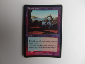 バイン　MTG APC シヴの浅瀬/Shivan Reef foil 英語1枚 