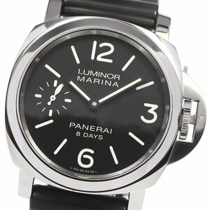 パネライ PANERAI PAM00510 ルミノール マリーナ 8デイズ 44mm 手巻き メンズ 良品 箱・保証書付き_805679