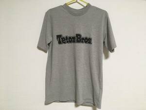 Teton Bros Tシャツ グレー Small 古着 ティートンブロス 