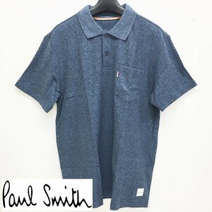 ポールスミス/ポロシャツ/メンズ/ブルー系/Paul Smith/ビジネスにも/トップス/服/胸ポケット付き