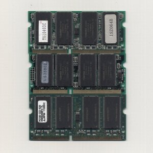 yb475/ノーブランド ノートPC用 PC100 64MB ｘ3枚/ 片面チップ /動確済