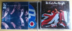 【モッズ/ブリティッシュ・ロック】The Who ザ・フー リマスター CD2枚セット 「(2CD)The Ultimate Collection」「The Kids Are Alright」