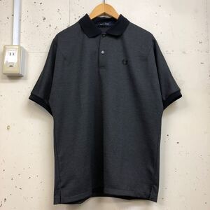 FRED PERRY フレッドペリー ポロシャツ 半袖 チャコールグレー サイズL メンズ 