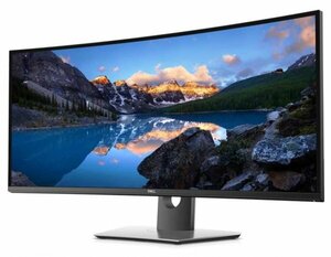 【良品】DELL UltraSharp U3818DW 37.5 インチ 曲面 モニター 3840 x 1600 Pixels