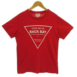 タケオキクチ ミクスパイス TK MIXPICE Tシャツ 半袖 丸首 プリント レッド 赤 白 M メンズ