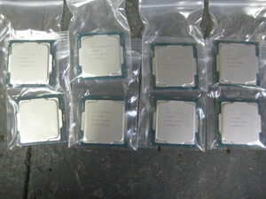 中古品!!!CPU Intel Corei5-8500T×7枚 と Corei5-8500×1枚 セット!!