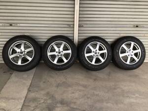 スタッドレス 4本セット ブリヂストン BLIZZAK DM-V2 225/65R17 BALMINUM 7.0J+45 PCD114.3 CX-5 等