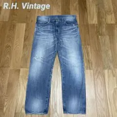 R.H. Vintage サイズ25 クラッシュ やわらかデニムパンツ