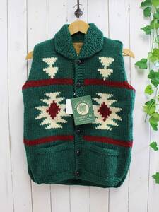 新品◆CANADIAN SWEATER カナディアンセーター◆カウチンセーター オルテガ ニットベスト 38 定価42,000円