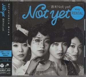 帯付CD★Not yet／週末Not yet★レンタル盤