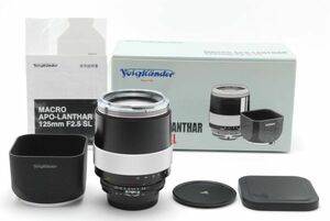 [A- Mint]Voigtlander MACRO APO-LANTHAR 125mm f/2.5 SL Lens Nikon Ai-S w/Box 8861