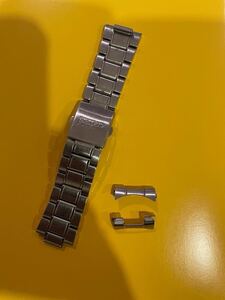 中古 メンズ男性 セイコー SEIKO 腕時計用ステンレスベルト 8T63-00G0 幅22mm腕時計バンド