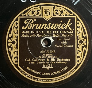 Brunswick Records Cab Calloway & His Orchestra ・ANGELINE / Minnie The Moocher