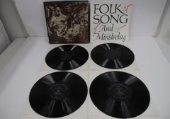 米4discs LP Various Folk Song And Minstrelsy SRL7624 CLASSICS RECORD LIBRARY /01040