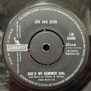 ◆UKorg7”s!◆JAN & DEAN◆SHE