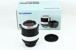 極上品◆Voigtlander フォクトレンダー Macro Apo-Lanthar アポランサー 125mm F2.5SL M42マウント◆a-7885