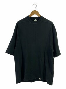 RICK OWENS DRKSHDW◆Tシャツ/XS/コットン/BLK/無地/DU19S4274-F