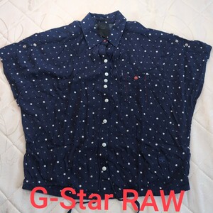 ★美品★　ジースターロウ　G-Star RAW　半袖 レディース　シャツ　ドット柄