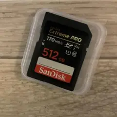 ●美品●SanDisk SDXC UHS-Iカード  512GB 170MB