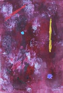 Hiroshi Miyamoto abstract painting2022DR-126 Ubiquitous