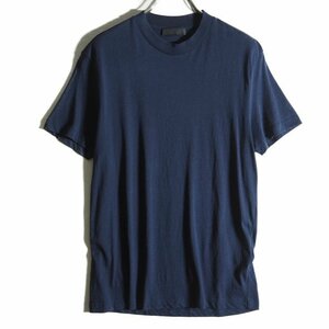 M4039f16　■PRADA プラダ■　UJM492 3パック Tシャツ (単品) ネイビー M / 紺 コットン クルーネック メンズ カットソー 2015年 春夏