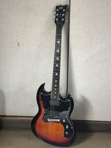 ESP LTD VIPER エボニー指板　サビ無し程度良く美品です！EMG81 裏通し　ロックペグ　ダウンチューニング　 エレキギター　早い者勝ち！