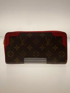 LOUIS VUITTON◆ジッピー・ウォレット・レティーロ_モノグラム・キャンバス_BRW_スリーズ/PVC/BRW/総柄/レディ