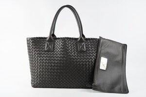 【美品】BOTTEGAVENETA ボッテガヴェネタ 限定 イントレチャート カバ PM トートバッグ【QP30】