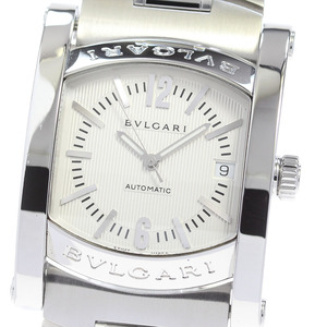 ブルガリ BVLGARI AA44S アショーマ デイト 銀座限定 自動巻き メンズ 良品 _861989