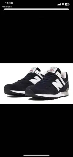 New Balance ML576 made in UK ネイビー ホワイト