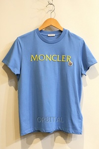 二子玉)MONCLER モンクレール 未使用 MAGLIA MANICHE CORTE 刺繍ロゴTシャツ 定価42,900円 サイズ S 国内正規