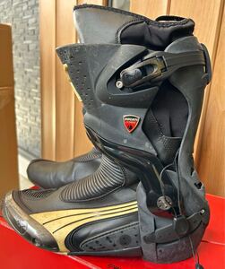 DUCATI 純正 PUMA ライディングブーツ サイズ 27cm　US9 EUR42 UK8 レーシングブーツ　中古　使用感有り プーマ×ドゥカティ ドカッティ