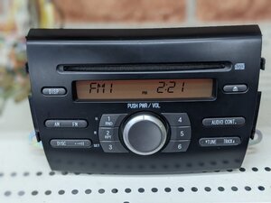 ダイハツ純正　８６１８０－Ｂ２４１０　ＡＭ、ＦＭ、ＣＤ異形デッキ　中古品