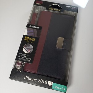 iPhone XR 手帳型ケース レッド 1132