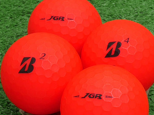 ABランク ロゴなし BRIDGESTONE GOLF TOUR B JGR 2021年モデル マットレッド 20個セット ロストボール