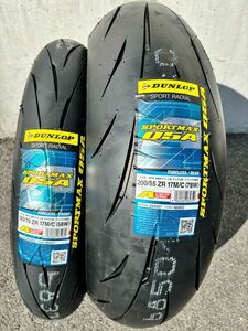 新品 DUNLOP SPORTMAX Q5A 2024年製 120/70ZR17 2023年製 200/55ZR17 ダンロップ スポーツマックス 前後セット 送料込 56,200円 (197325)